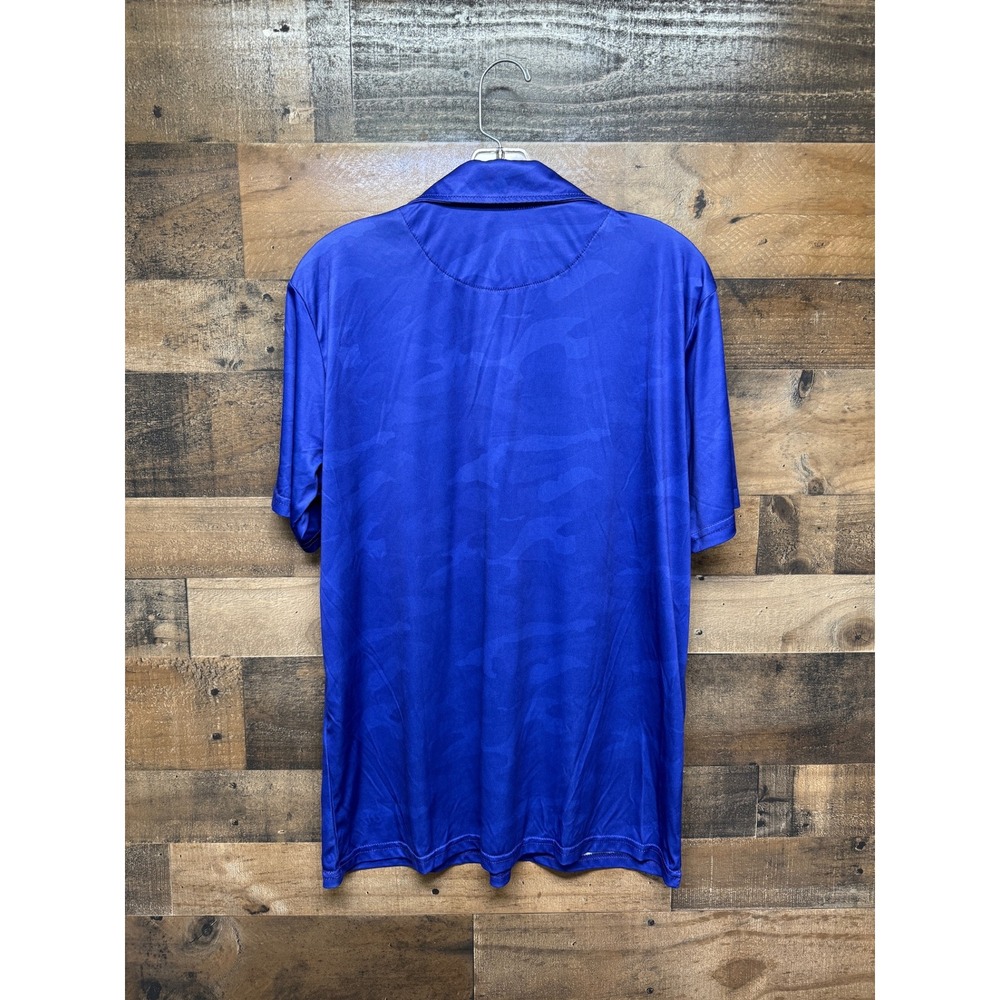 Los Angeles Rams NFL Team Apparel Royal Blue‎ Polo Shirt Mens Large - Picture 4 of 6